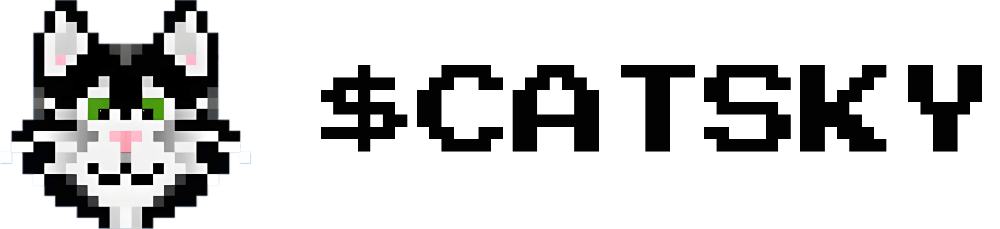 Catsky token logo cap — free $CATSKY brand asset